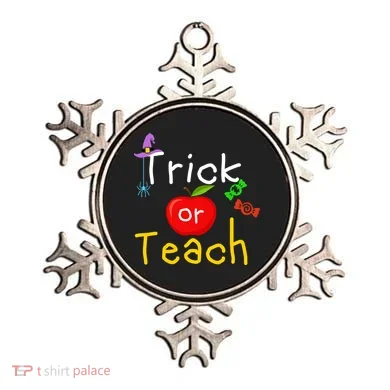 Trick Or Teach Halloween Teacher Ornament