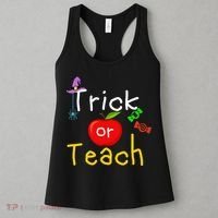 Trick Or Teach Halloween Teacher Women's Tank Top thumb 3