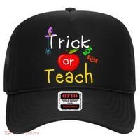 Trick Or Teach Halloween Teacher Hat thumb 0