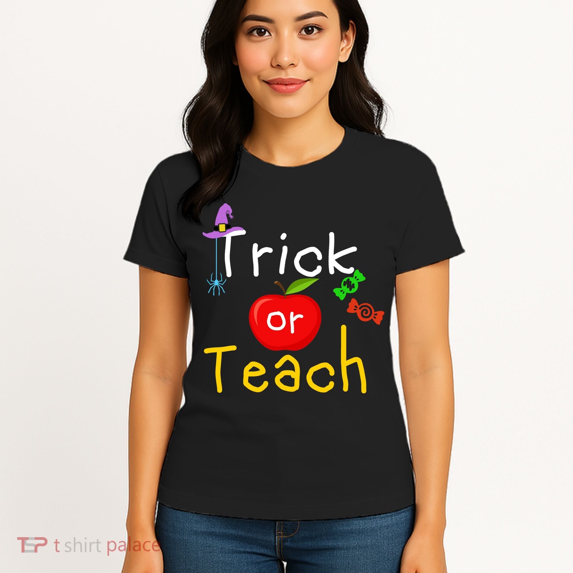 Trick Or Teach Halloween Teacher Women's T-Shirt