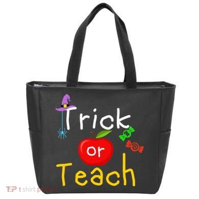 Trick Or Teach Halloween Teacher Tote Bag