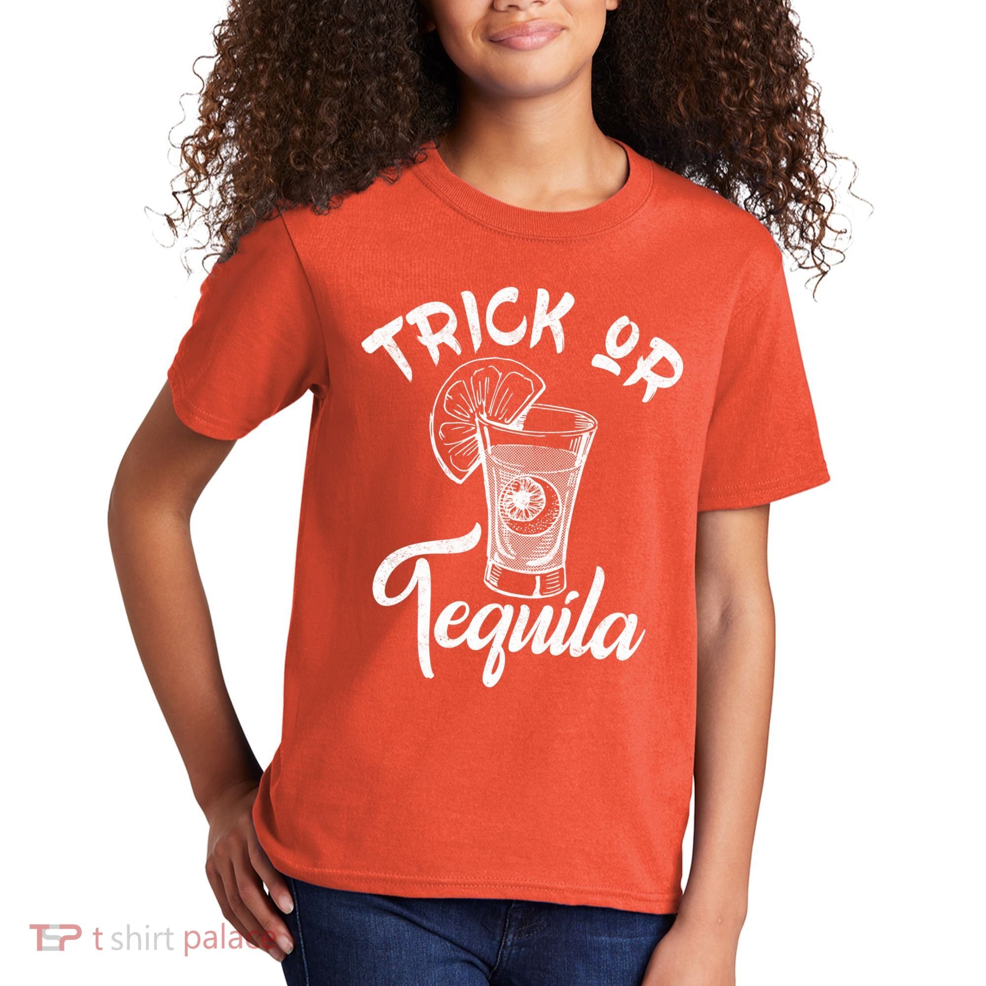 Trick Or Tequila Kids T-Shirt