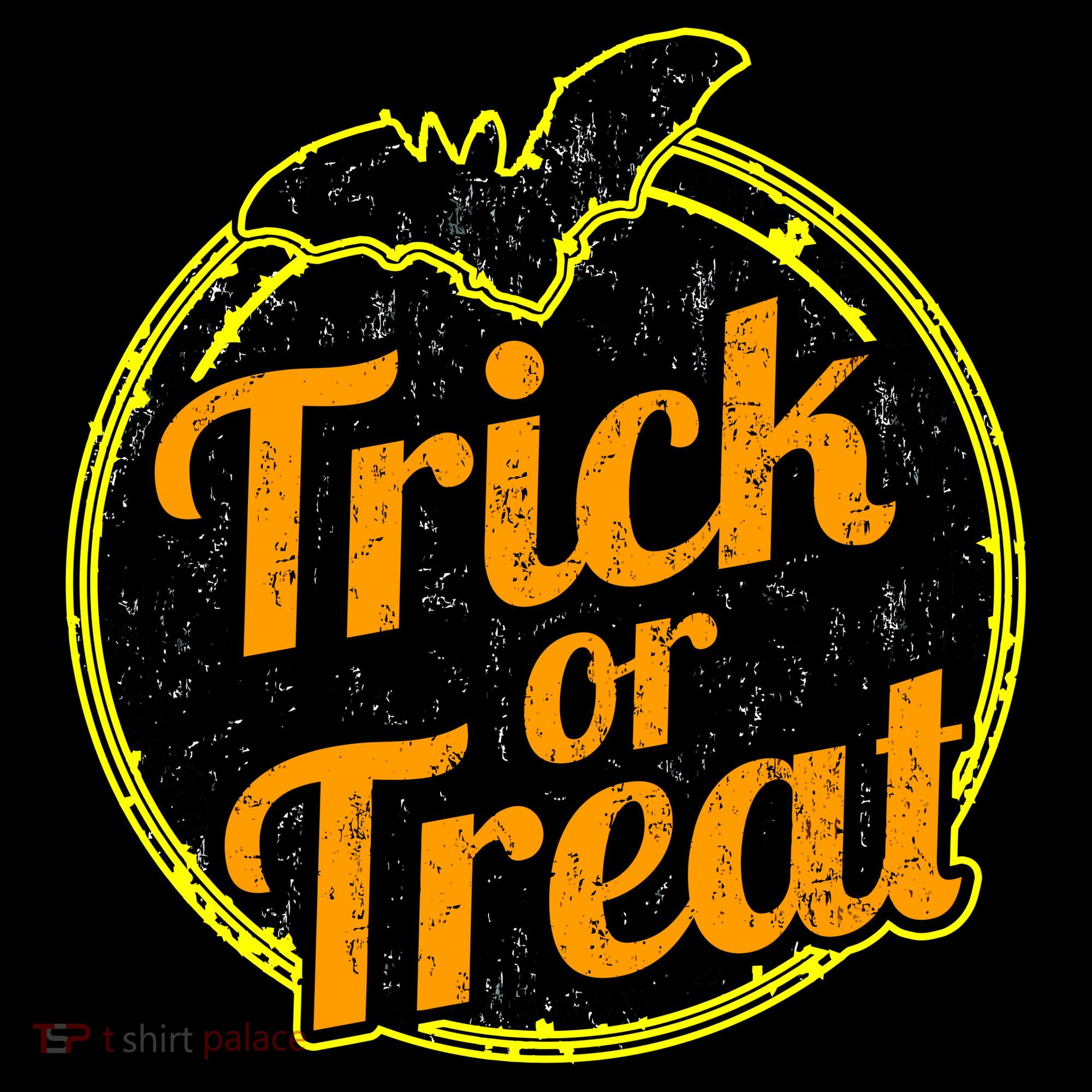 Trick or Treat Bat Logo USA-Made Doggie Bandana