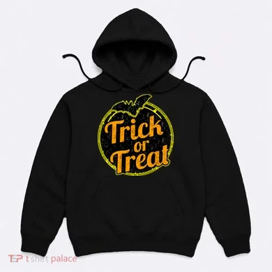 Trick or Treat Bat Logo Hoodie