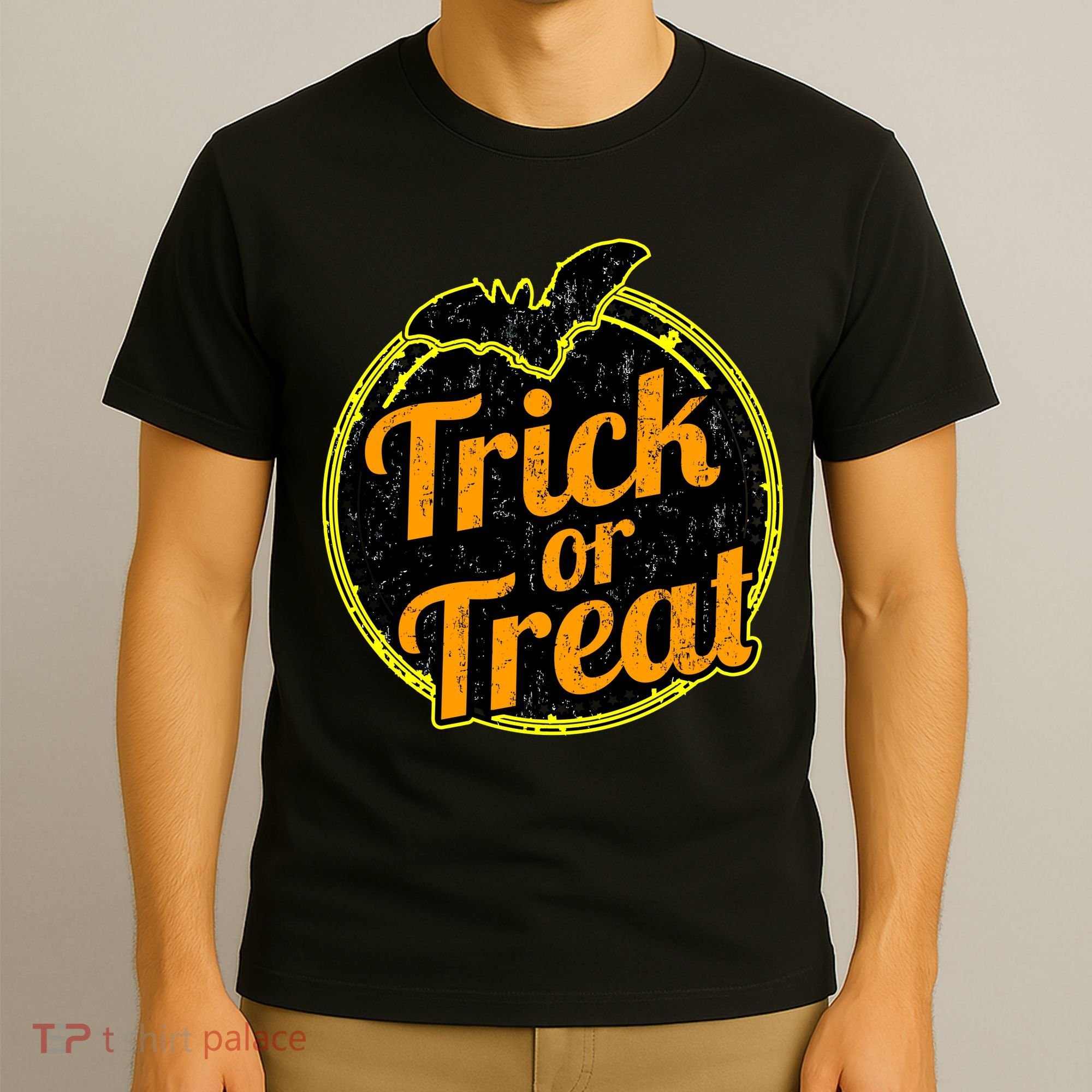 Trick or Treat Bat Logo T-Shirt