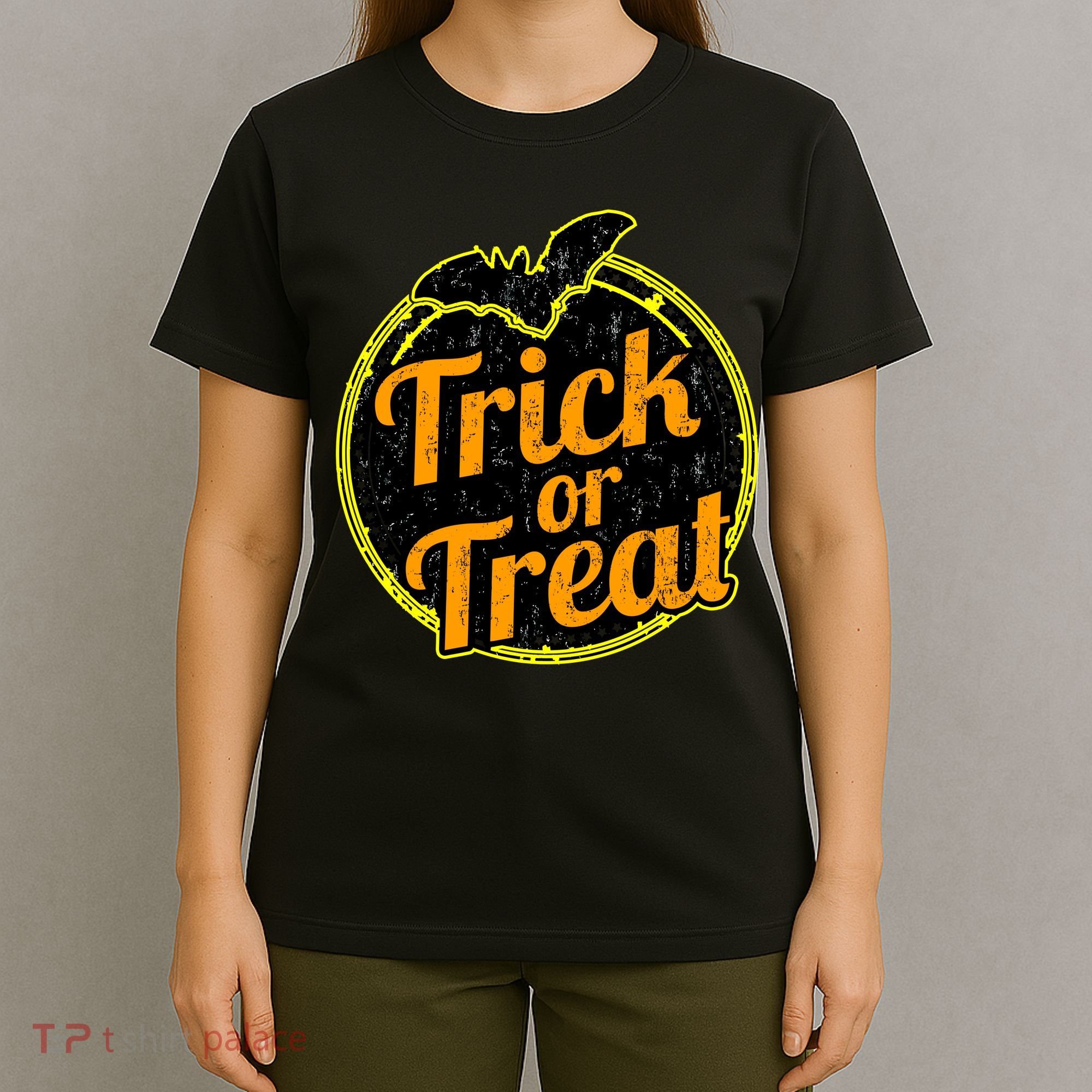 Trick or Treat Bat Logo T-Shirt