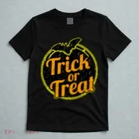 Trick or Treat Bat Logo T-Shirt thumb 5
