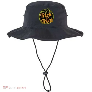 Trick or Treat Bat Logo Bucket Hat