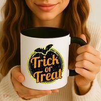 Trick or Treat Bat Logo Coffee Mug thumb 3