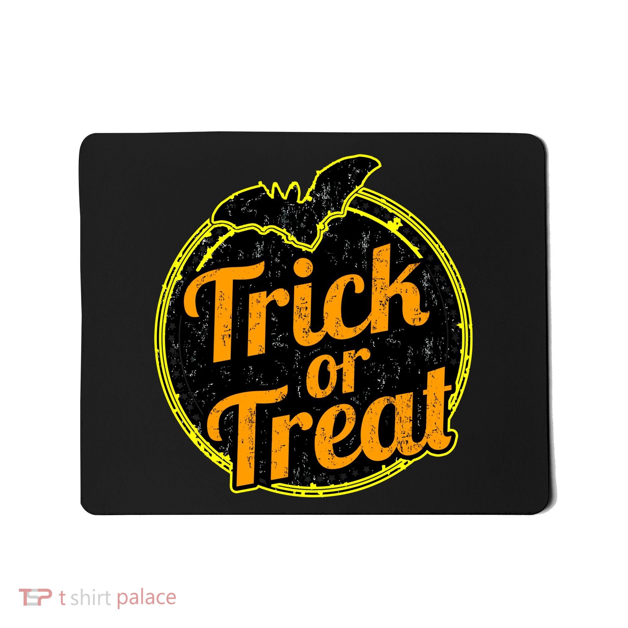 Trick or Treat Bat Logo Mousepad