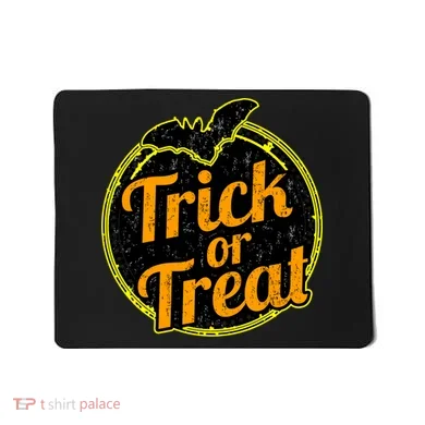 Trick or Treat Bat Logo Mousepad