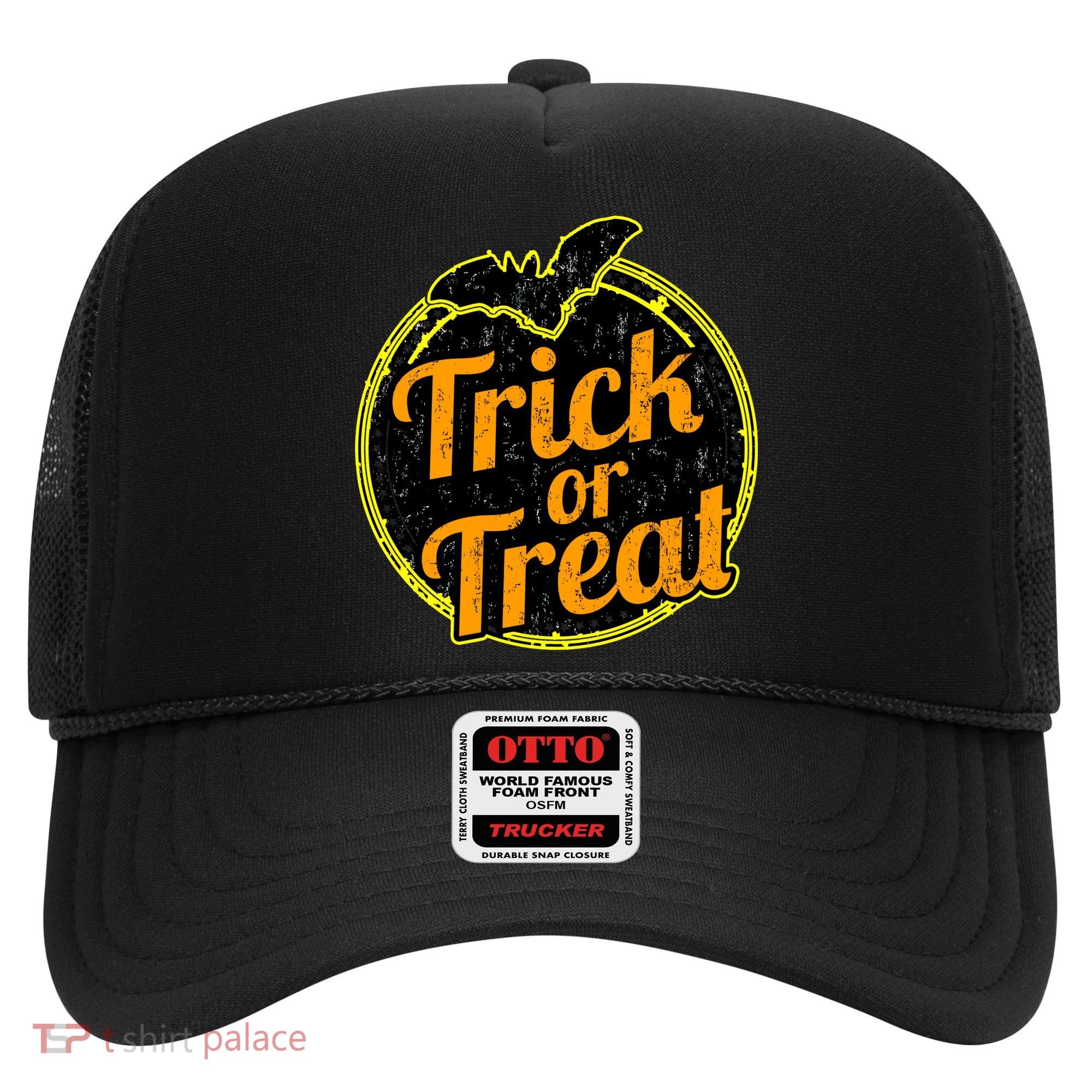 Trick or Treat Bat Logo Hat