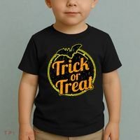 Trick or Treat Bat Logo Toddler T-Shirt thumb 2