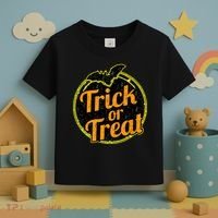 Trick or Treat Bat Logo Toddler T-Shirt thumb 3