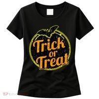 Trick or Treat Bat Logo Women's T-Shirt thumb 0