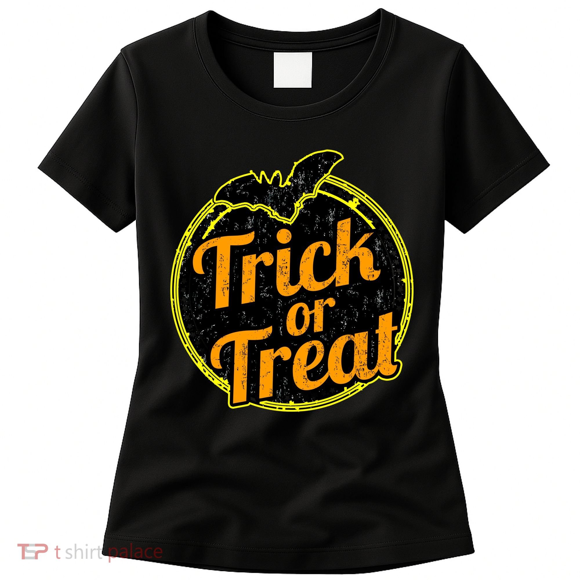 Trick or Treat Bat Logo Women's T-Shirt