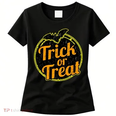Trick or Treat Bat Logo Women's T-Shirt