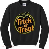 Trick or Treat Bat Logo Kids Sweatshirt thumb 0