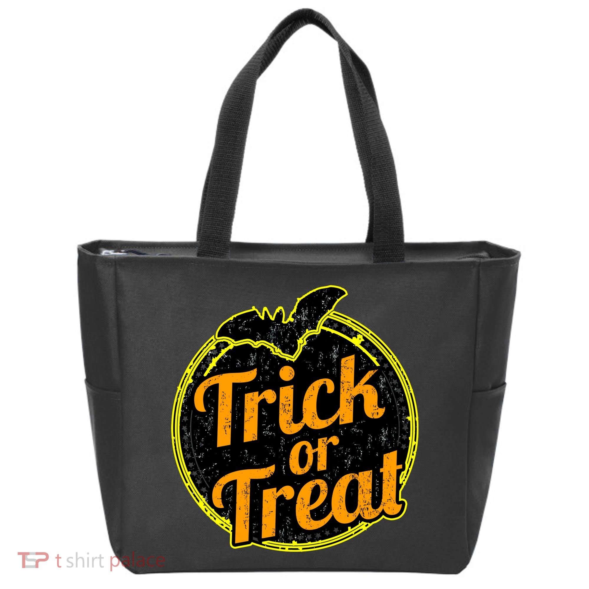 Trick or Treat Bat Logo Tote Bag