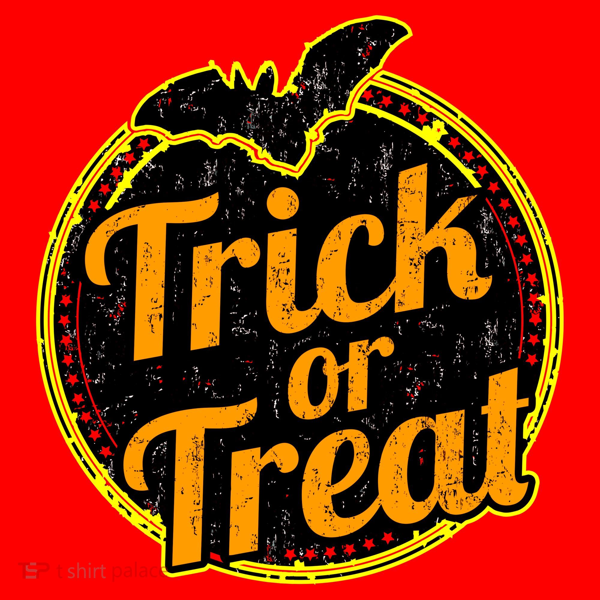 Trick or Treat Bat Logo Santa Hat