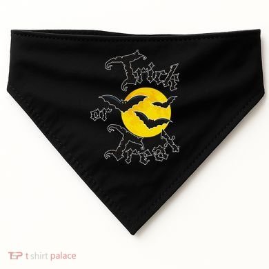 Trick Or Treat Bats Halloween USA-Made Doggie Bandana