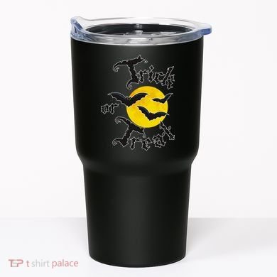 Trick Or Treat Bats Halloween Tumbler