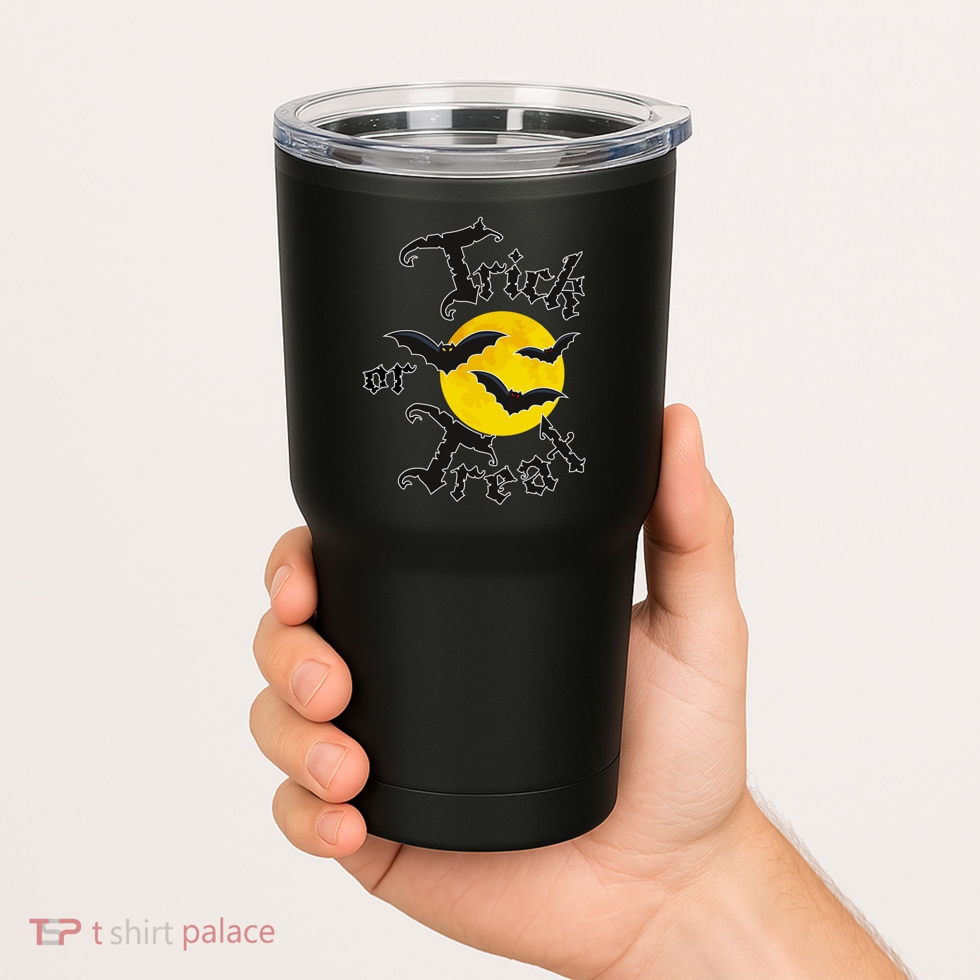 Trick Or Treat Bats Halloween Tumbler