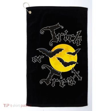 Trick Or Treat Bats Halloween Golf Towel