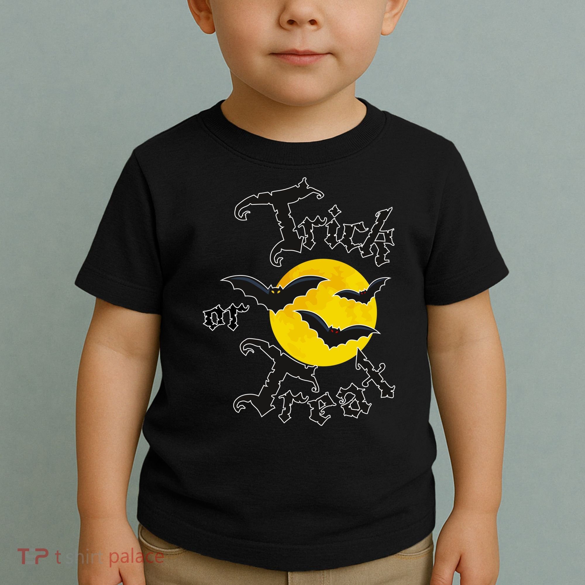 Trick Or Treat Bats Halloween Toddler T-Shirt