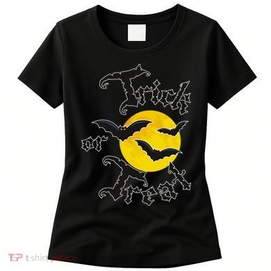 Trick Or Treat Bats Halloween Women's T-Shirt