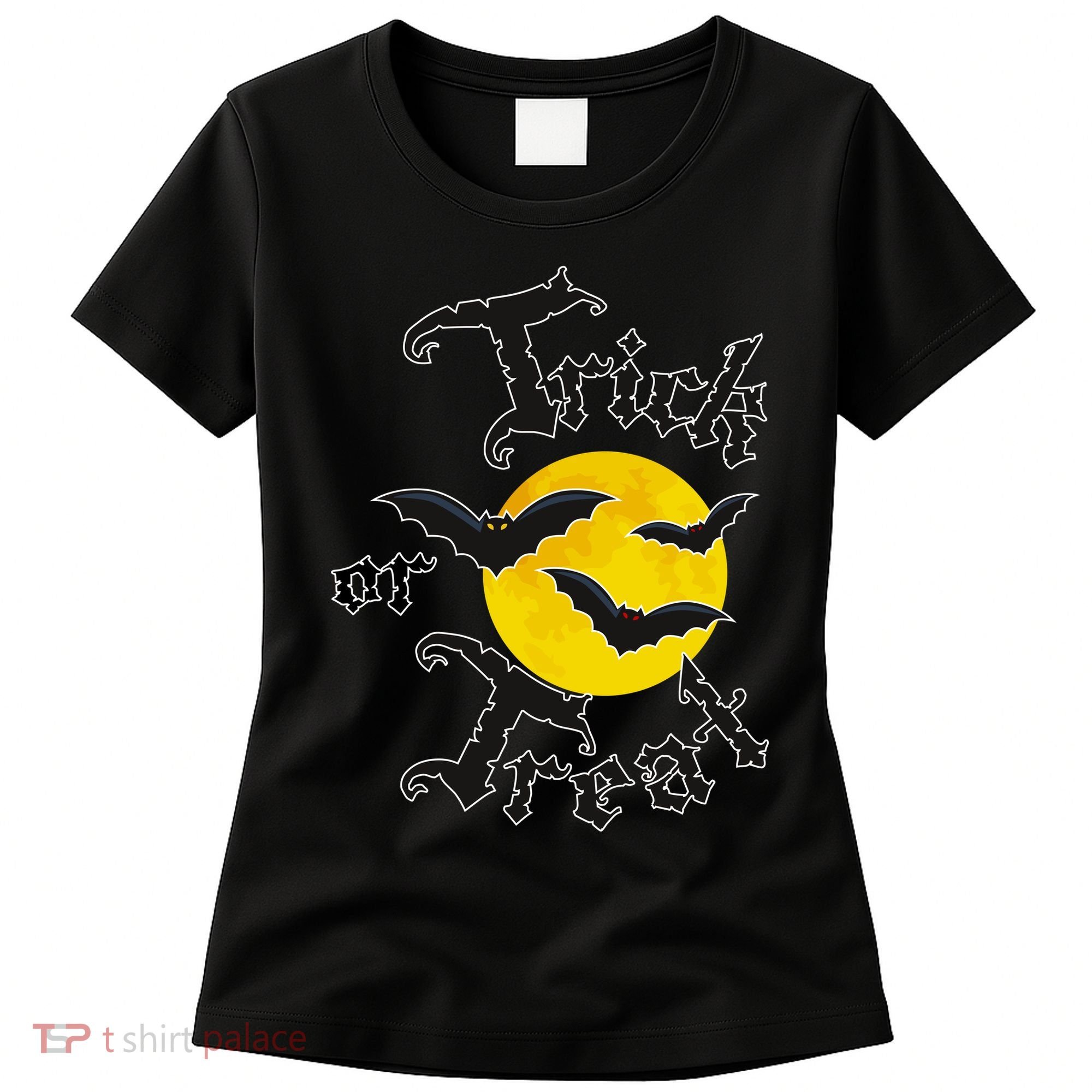 Trick Or Treat Bats Halloween Women's T-Shirt