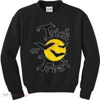 Trick Or Treat Bats Halloween Kids Sweatshirt thumb 0