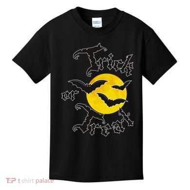 Trick Or Treat Bats Halloween Kids T-Shirt