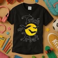Trick Or Treat Bats Halloween Kids T-Shirt thumb 3