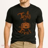 Trick Or Treat Pumpkin Halloween Cooling Performance Crew T-Shirt thumb 2