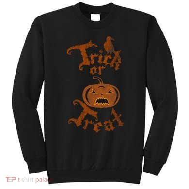 Trick Or Treat Pumpkin Halloween Sweatshirt