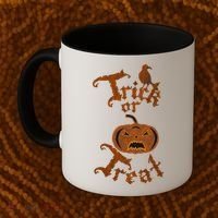 Trick Or Treat Pumpkin Halloween Coffee Mug thumb 2