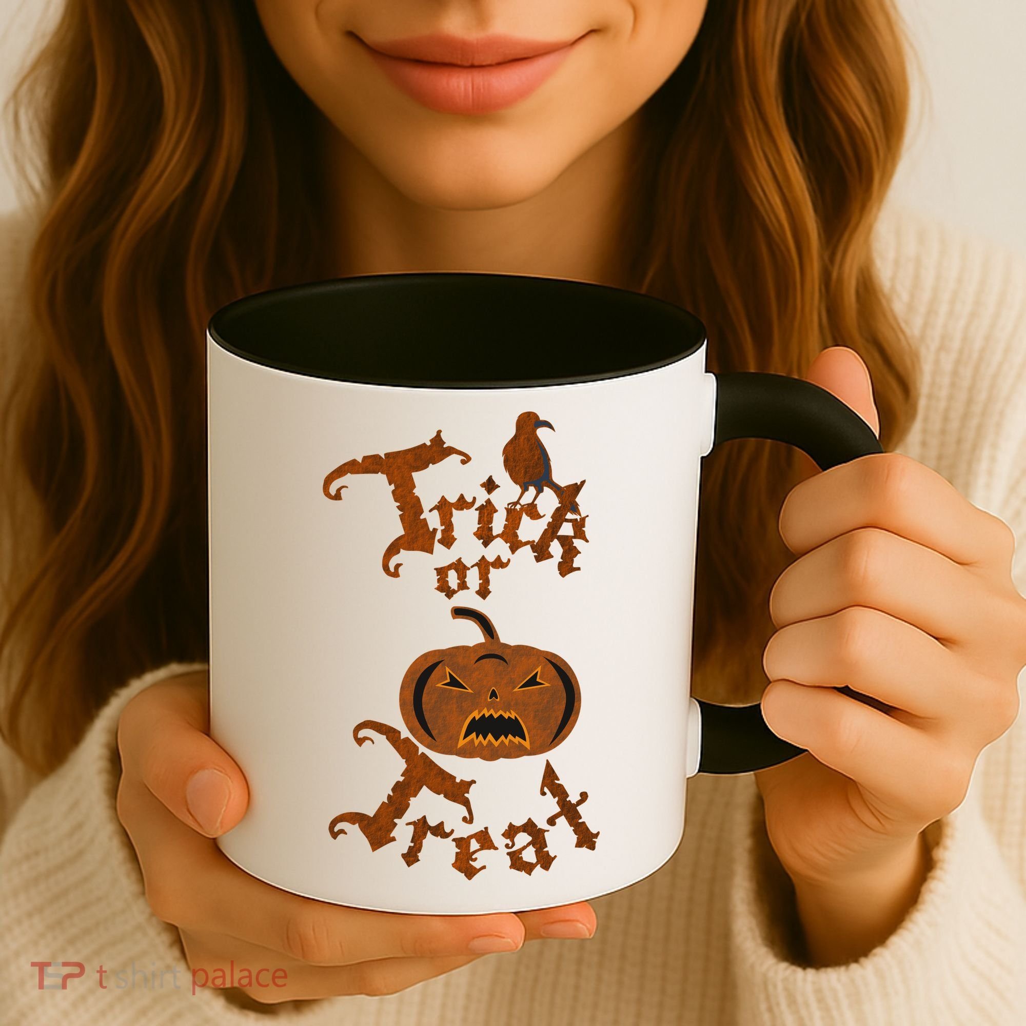 Trick Or Treat Pumpkin Halloween Coffee Mug