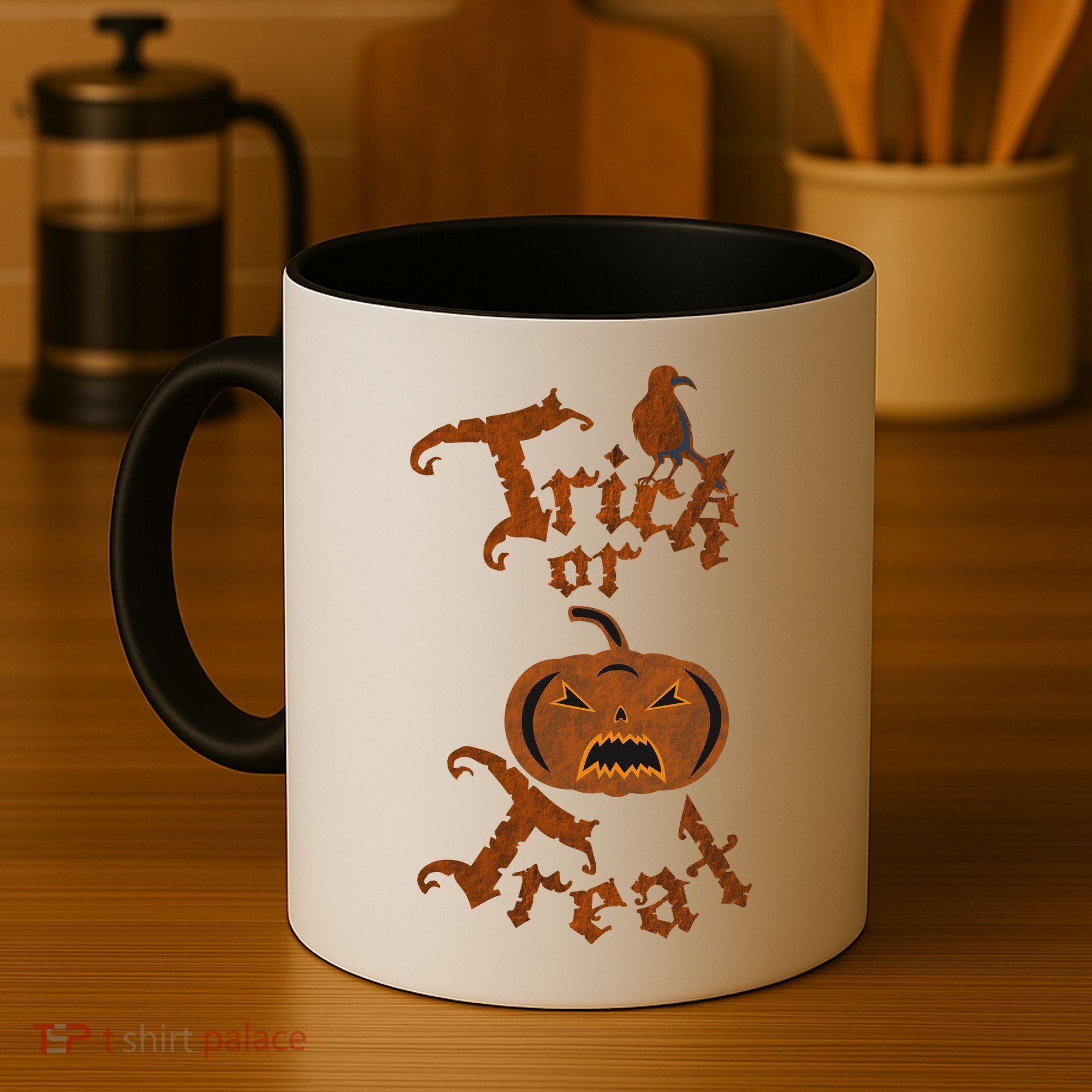 Trick Or Treat Pumpkin Halloween Coffee Mug