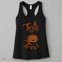 Trick Or Treat Pumpkin Halloween Women's Tank Top thumb 3