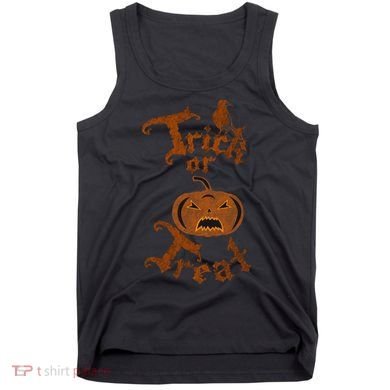 Trick Or Treat Pumpkin Halloween Tank Top