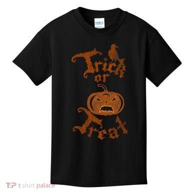 Trick Or Treat Pumpkin Halloween Kids T-Shirt