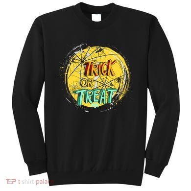 Trick or Treat Spider Web Sweatshirt