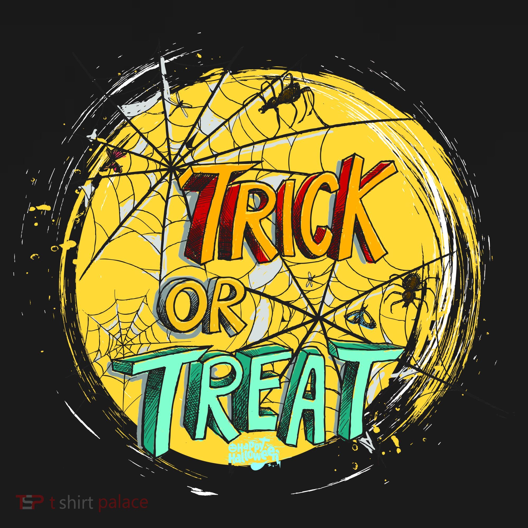 Trick or Treat Spider Web Sweatshirt