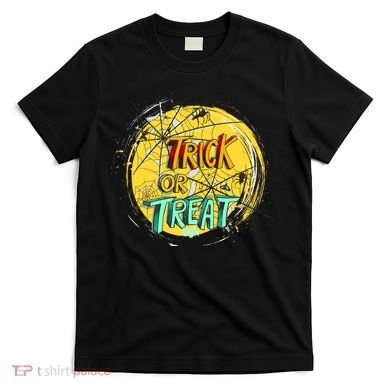 Trick or Treat Spider Web T-Shirt