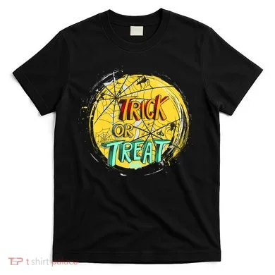 Trick or Treat Spider Web T-Shirt
