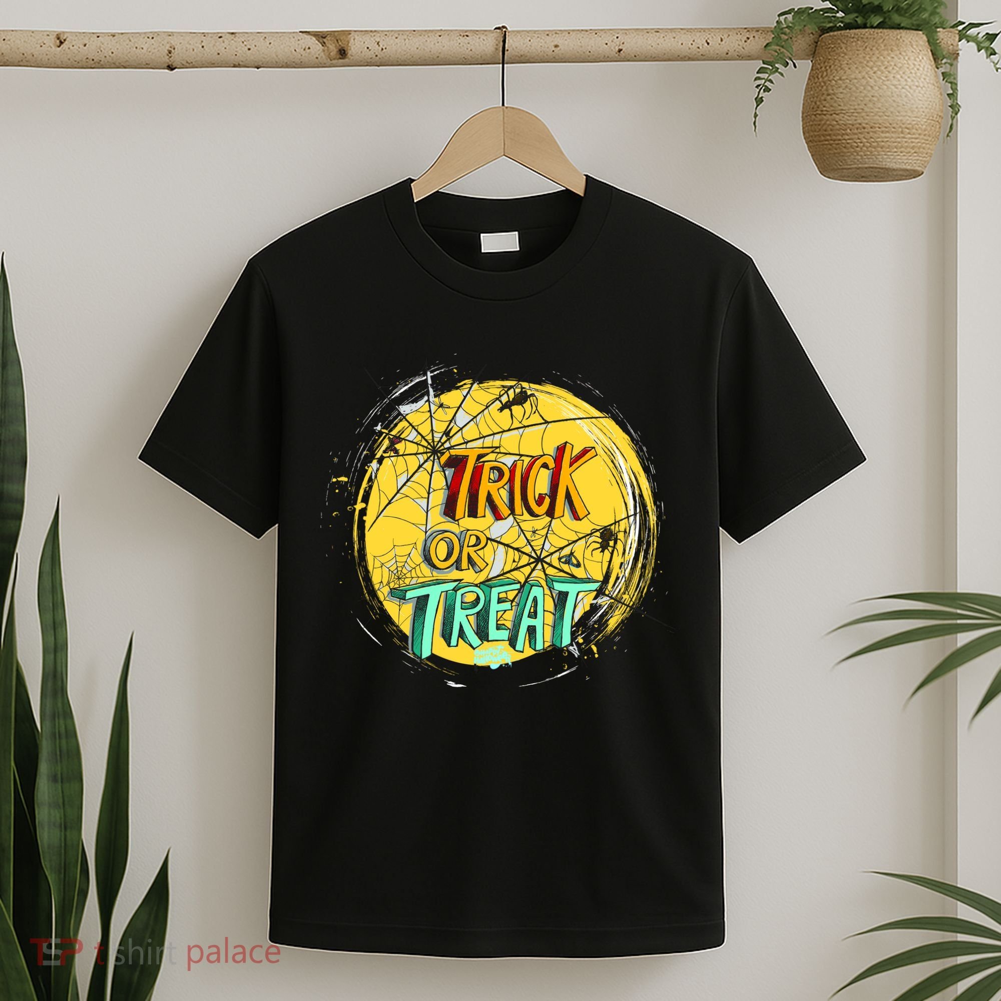 Trick or Treat Spider Web T-Shirt