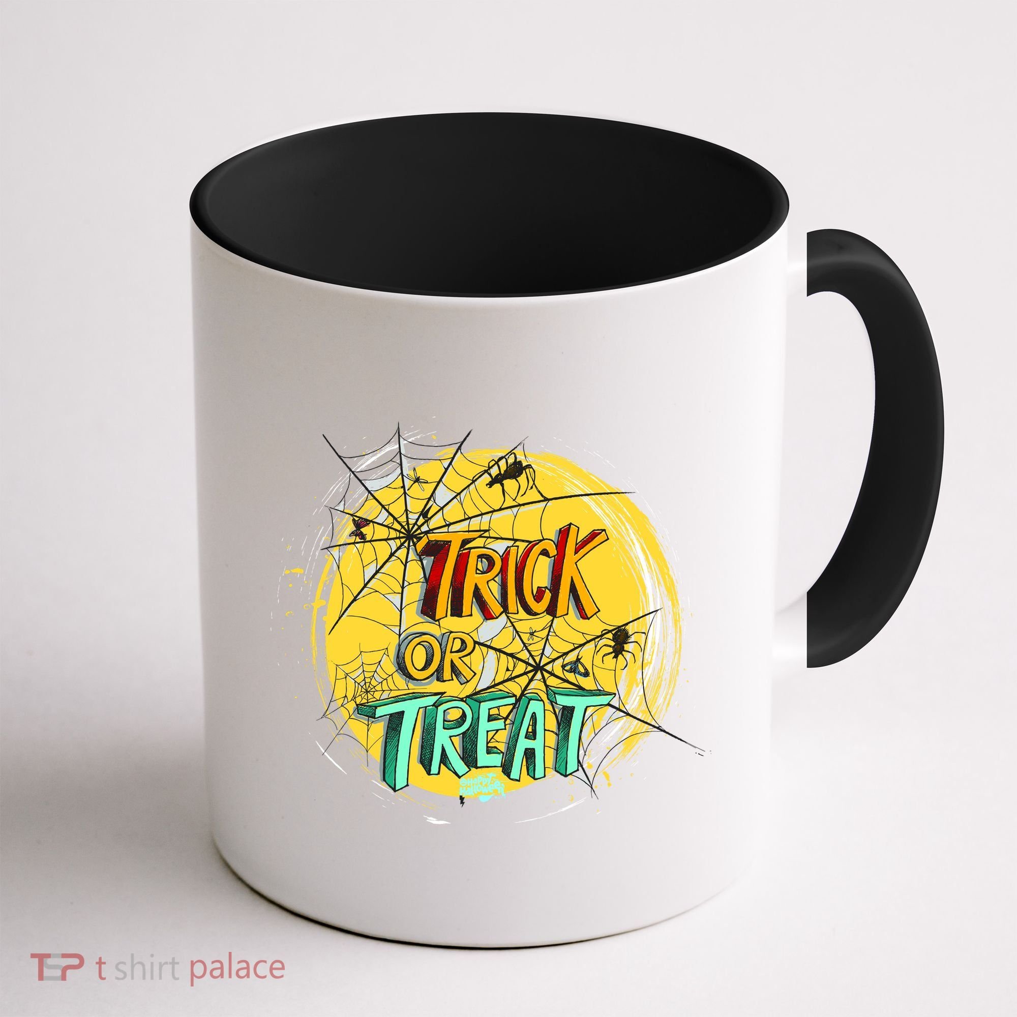 Trick or Treat Spider Web Coffee Mug