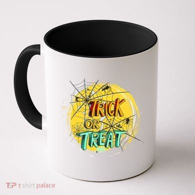 Trick or Treat Spider Web Coffee Mug