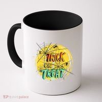 Trick or Treat Spider Web Coffee Mug thumb 0